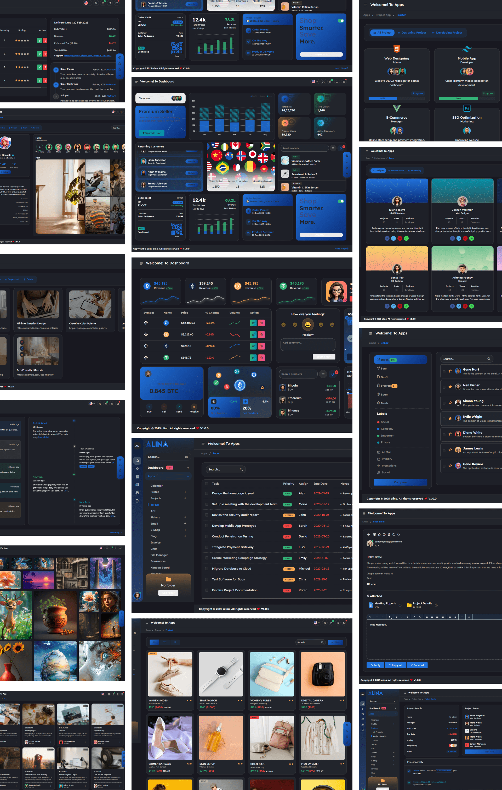 dark layout